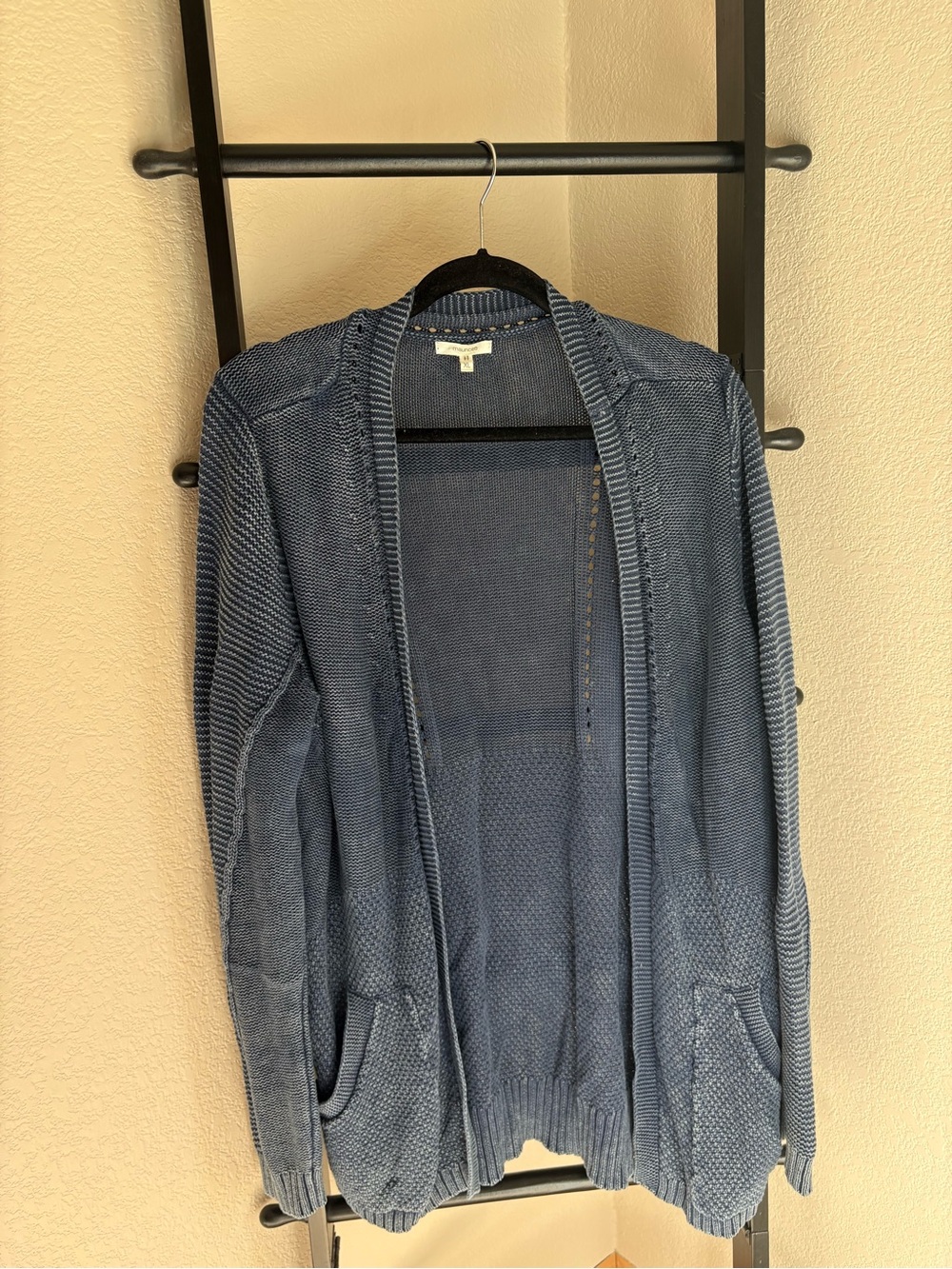 Maurices Blue Open-Front Men's Knit Cardigan